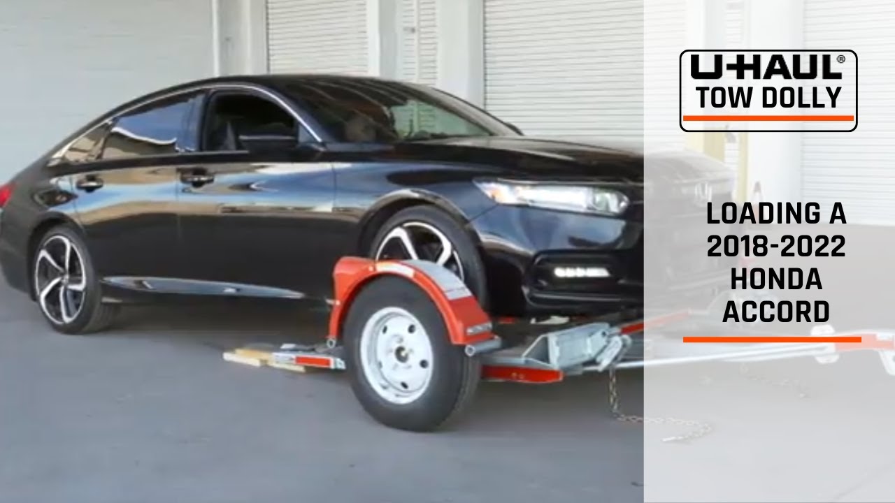 Loading a 2018-2022 Honda Accord Onto a U-Haul Tow Dolly