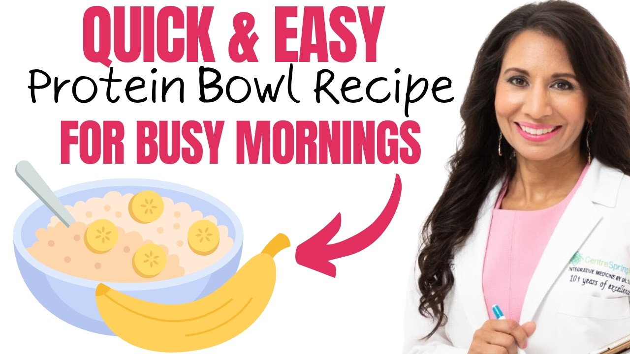 Quick & Healthy HIGH PROTEIN Bowl for Busy Mornings | Dr. Taz