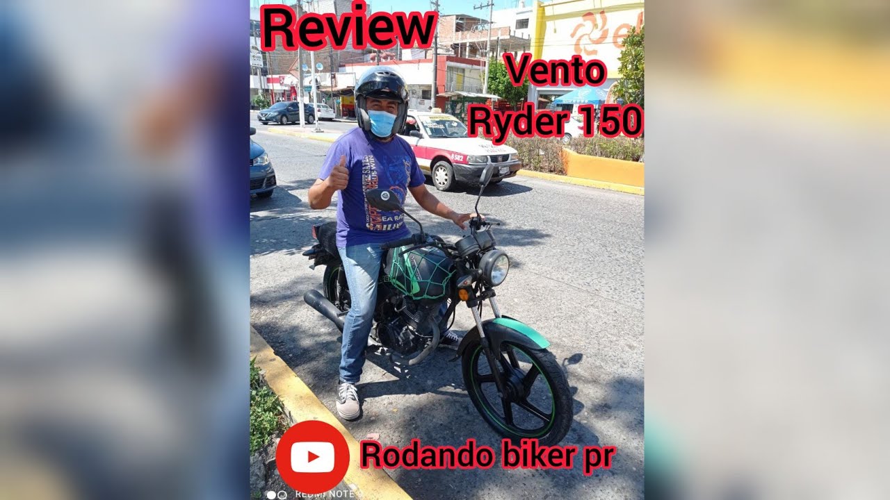 Vento Ryder 150 2018 (review y prueba de manejo)