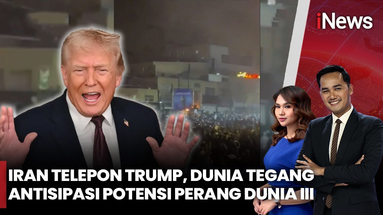 Dunia Tetap di Ambang Perang Dunia 3,Iran Sampaikan Keinginan Berunding | iNews Pagi 13/1