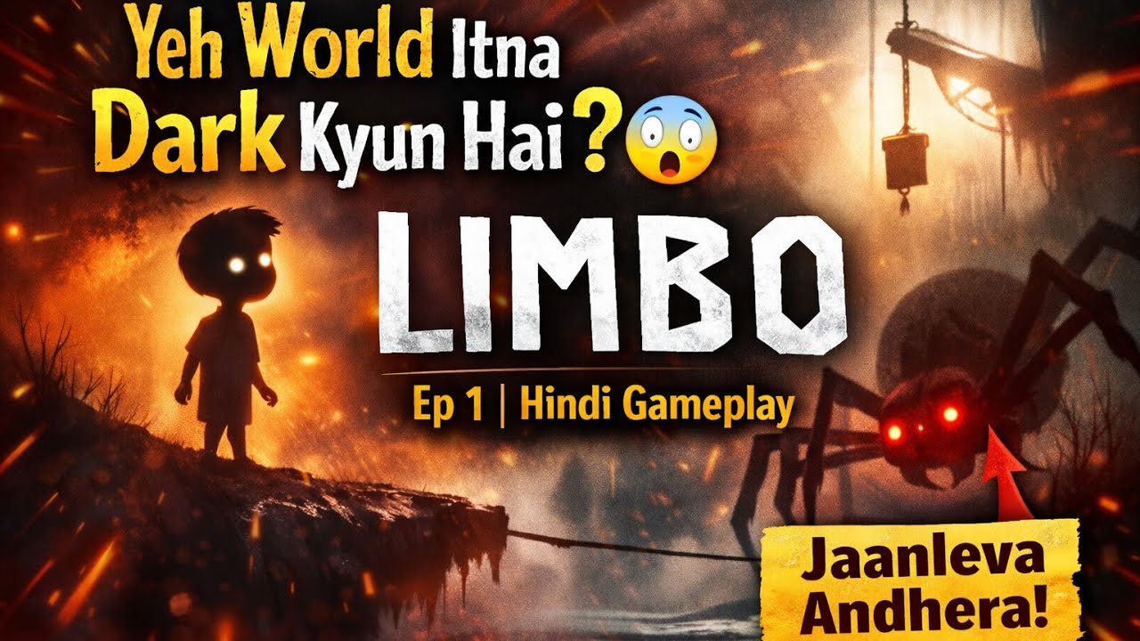 Yeh World Itna Dark Kyun Hai? 😨 | LIMBO | Ep 1 | Hindi Gameplay