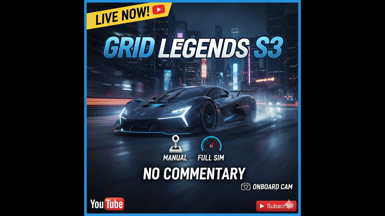 🏁 GRID Legends | Season 3 Career | Full Simulation & Manual Shifting [No Commentary] 🏎️