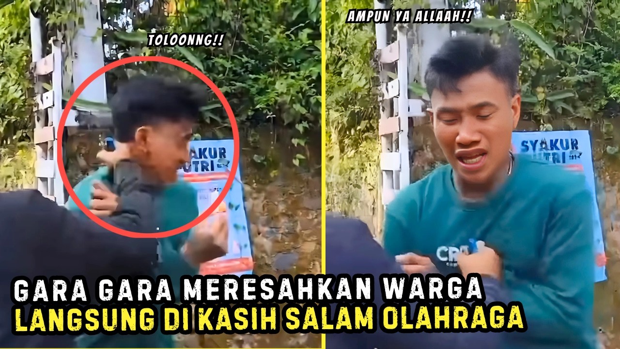 GARA GARA BIKIN RESAH‼️LANGSUNG DIKASIH SALAM OLAHRAGA!!