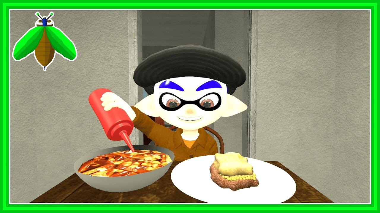 ArcBuzzOne Animation - Ketchup On Poutine 'n' Quebec (Commission For DavMioLap) [Splatoon Short]