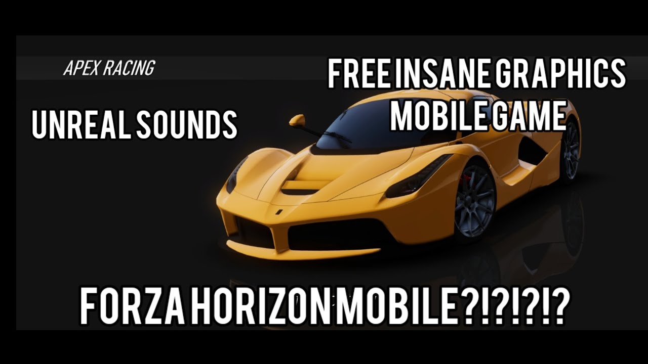 forza for mobile?!?! apex racing gameplay insane graphics and sounds😱