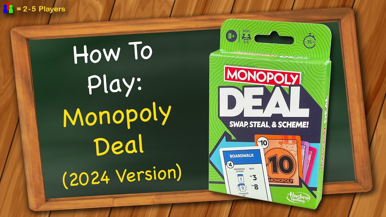 How to play Monopoly Deal (2024 Version)