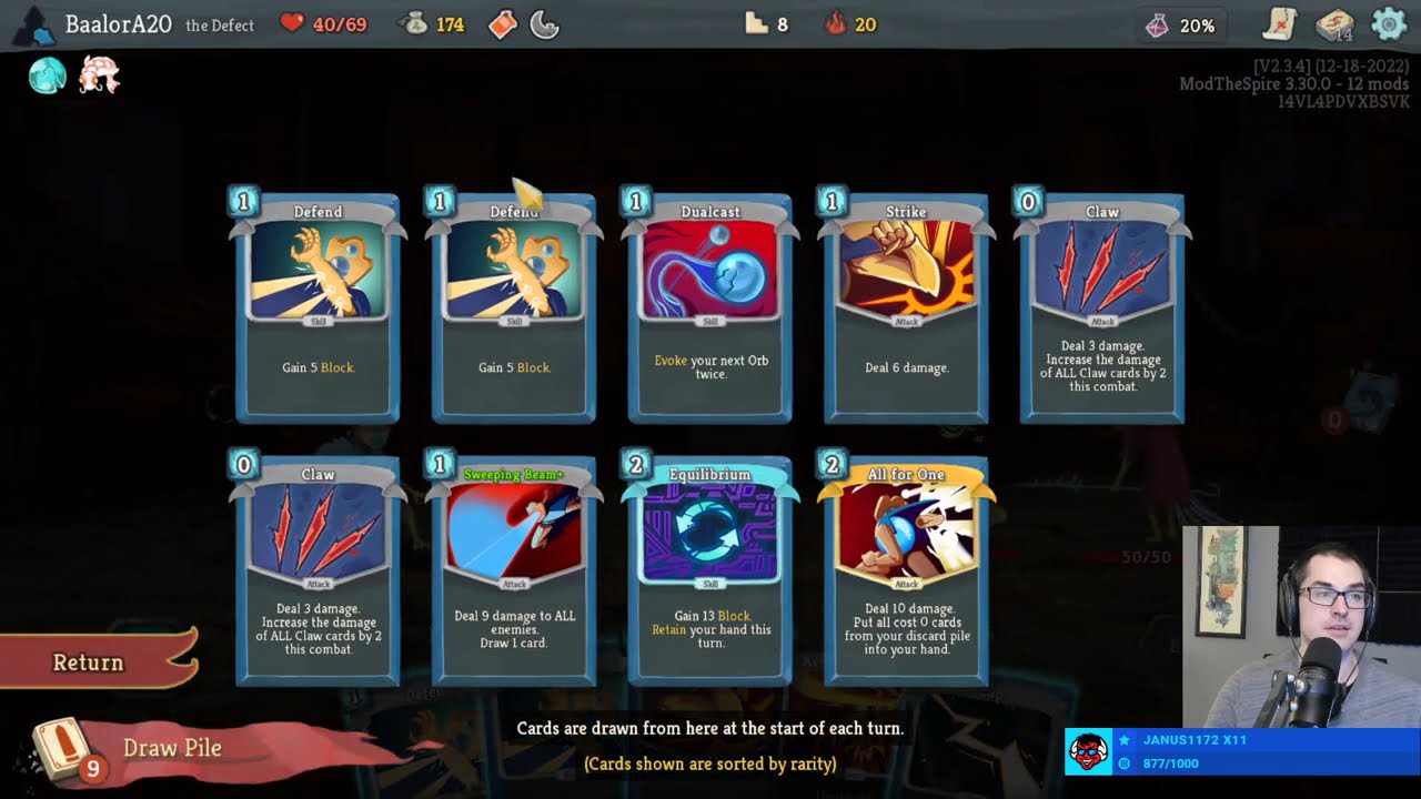 Mastering Claw, Echo Form, Seek and Equilibrium! - The Slay the Spire Mastery Challenge