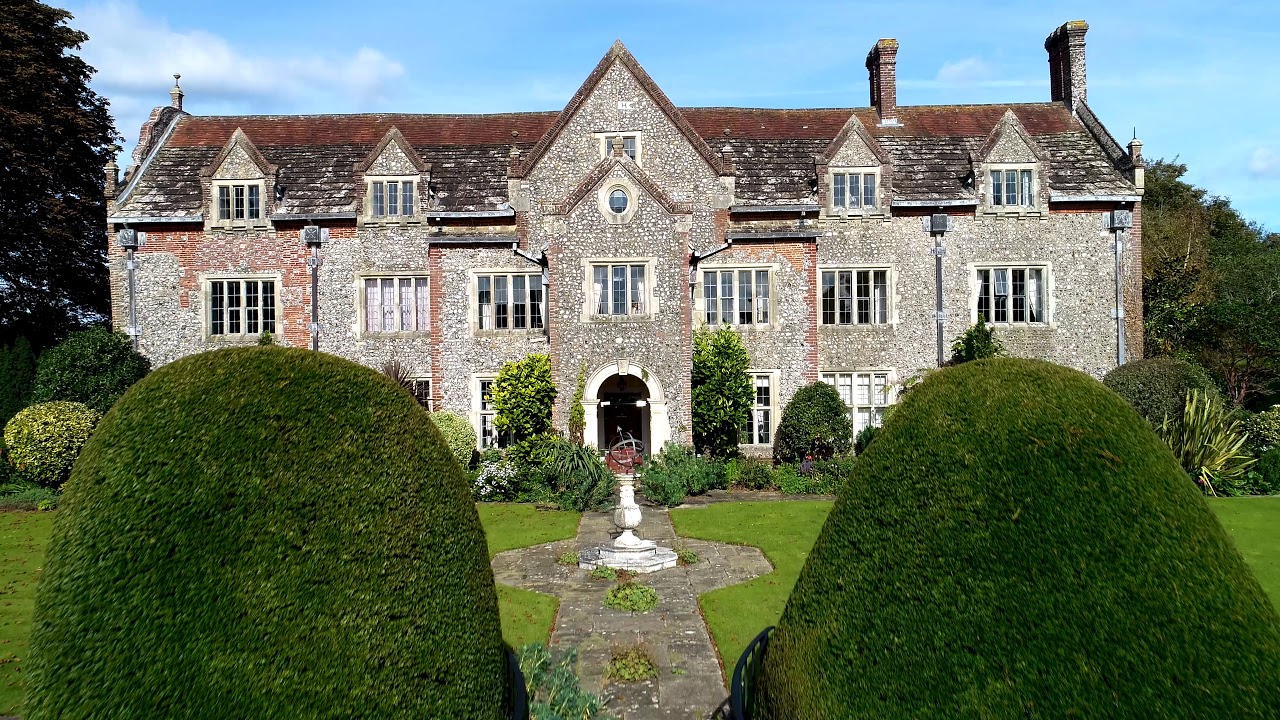 Aerial Drone Property video for Savills - Ecclesden Manor - filmed and produced by From The Air