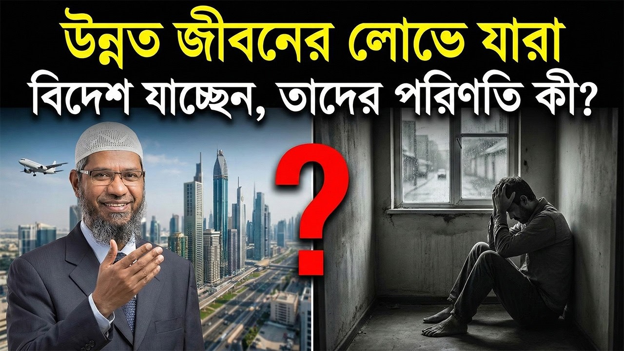 অমুসলিম দেশে থাকা কি হারাম? জাকির নায়েকের জবাব শুনুন | Muslim Living in Non Muslim Country