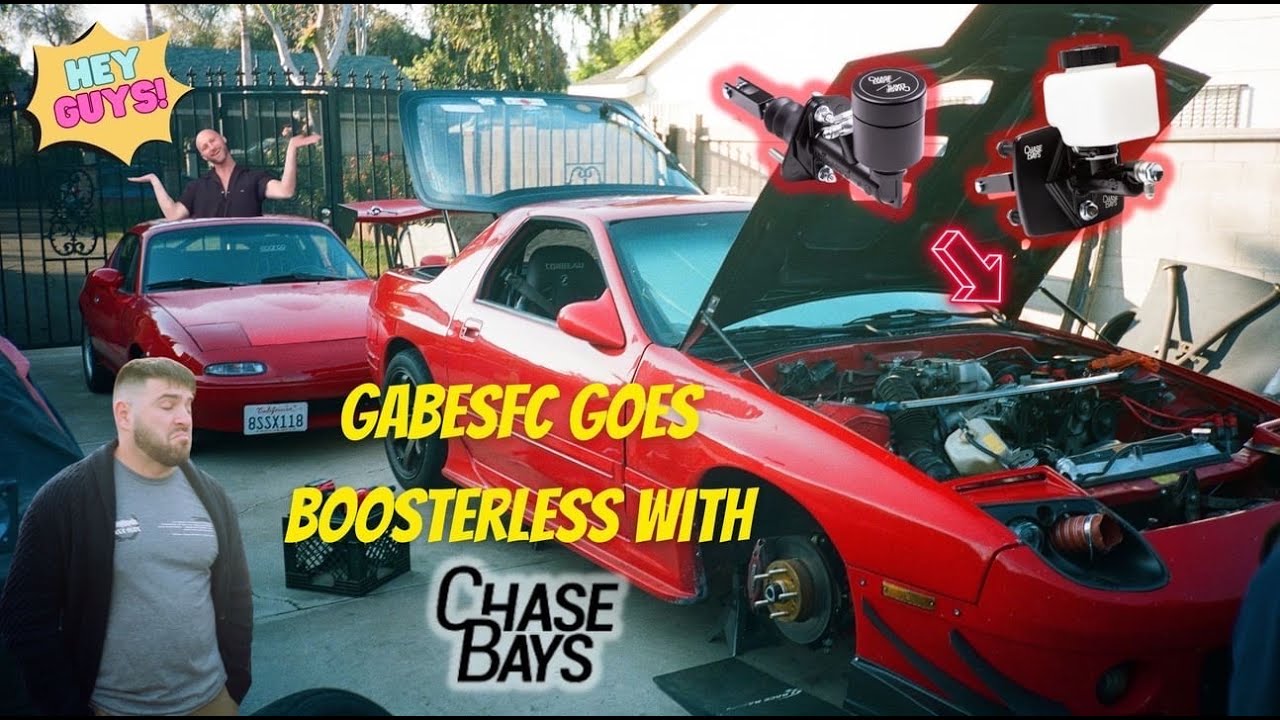 Clean Bay + Better Feel – Chase Bays Booster Delete & Wilwood Clutch Master on FC RX7