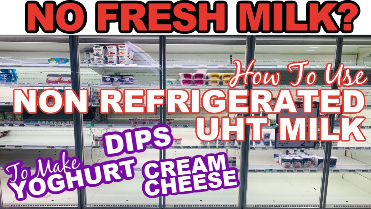 🚫No Fresh Milk?? USE UHT MILK to Make ✅Yoghurt ✅Cream Cheese ✅Dips