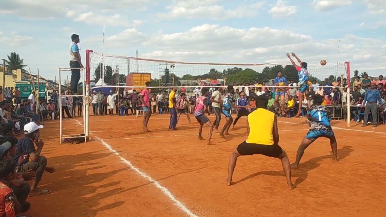 sidlaghatta v/s Jangamakote | 200000 volleyball tournament | sidlaghatta team on 🔥🔥🔥 1st set