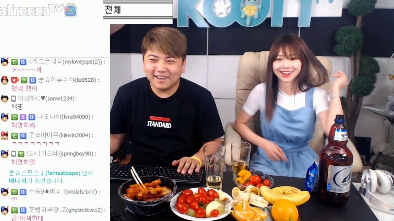 170731 [2] 순수한 미녀 쇼핑몰 '김초희' CEO 레전드 술먹방!! - KoonTV