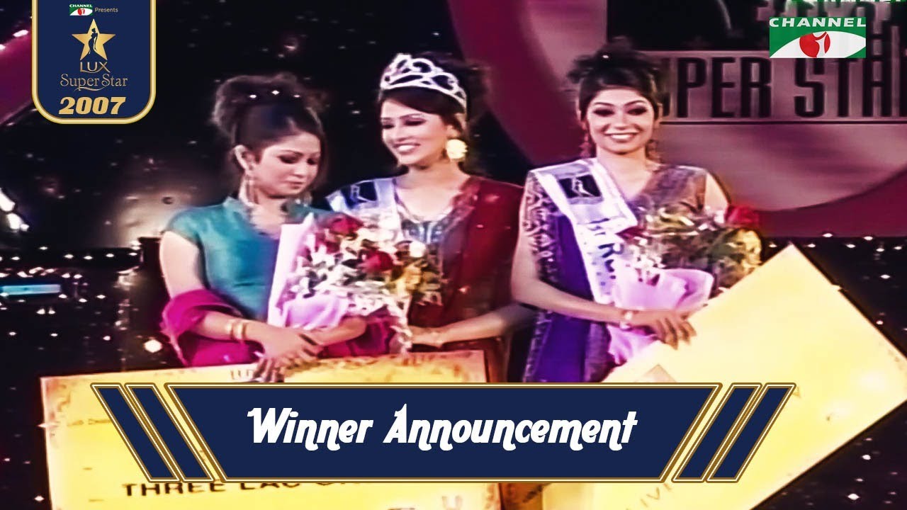 Winner Announcement of Lux Channel i Superstar 2007 | Channel i TV