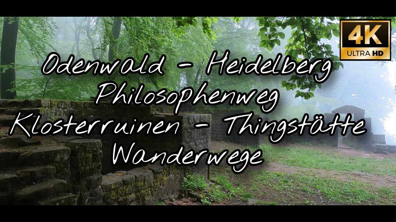 Odenwald - Heidelberg | Philosophenweg & Klosterruinen und Wanderwege