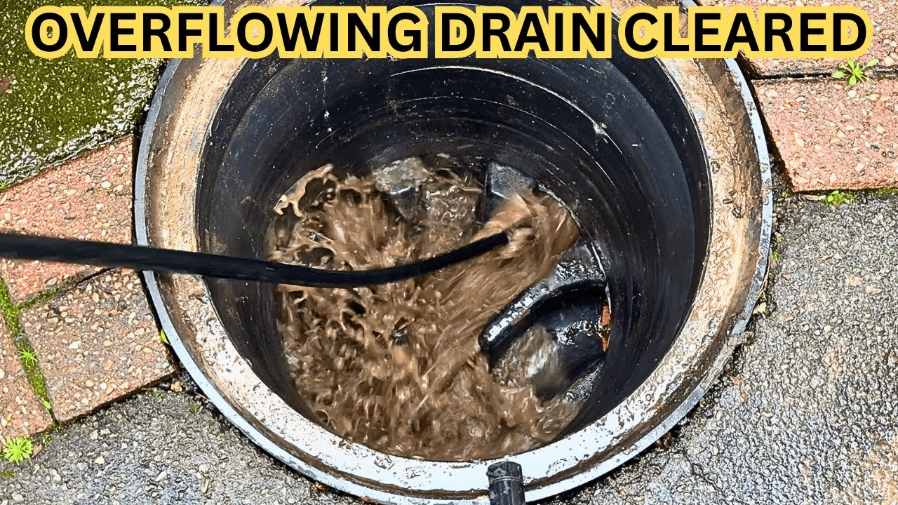 Watch This Overflowing Drain Get Completely Restored