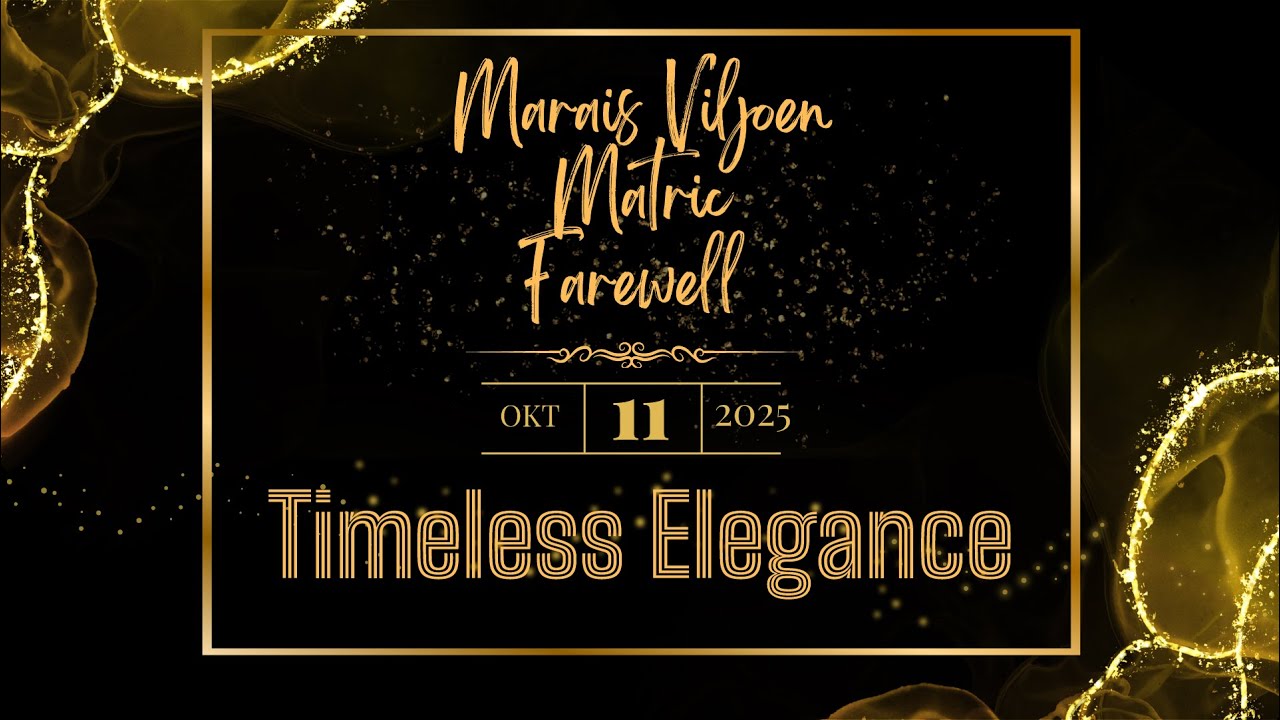 Marais Viljoen High School Matric Farewell 2025