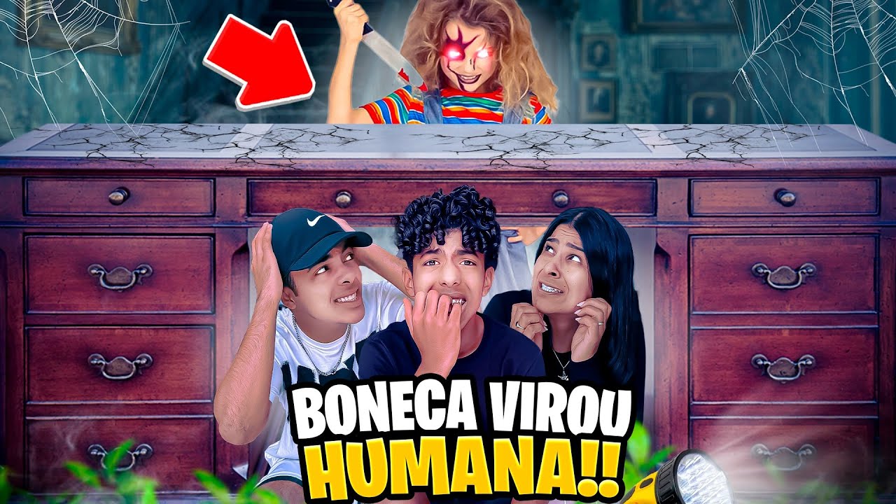 A BONECA MAL ASSOMBRADA VIROU HUMANA!! *ELA SE TRANSFORMOU