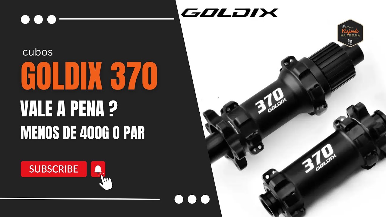 Cubos Goldix e Raios Pillar SUPER LEVES - pt. 2 Rodas LEVES e BARATAS Mtb | Viajando na Trilha