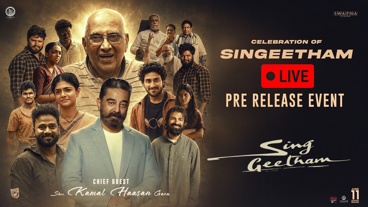 #SingGeetham Pre Release Event LIVE | Kamal Haasan | Singeetham Srinivasa Rao | DSP | Nag Ashwin