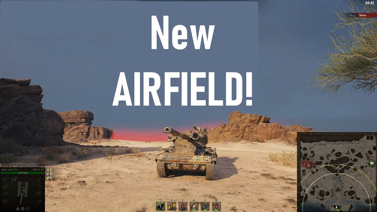 Airfield got a BIG change! -World of Tanks Common test 1.28.1