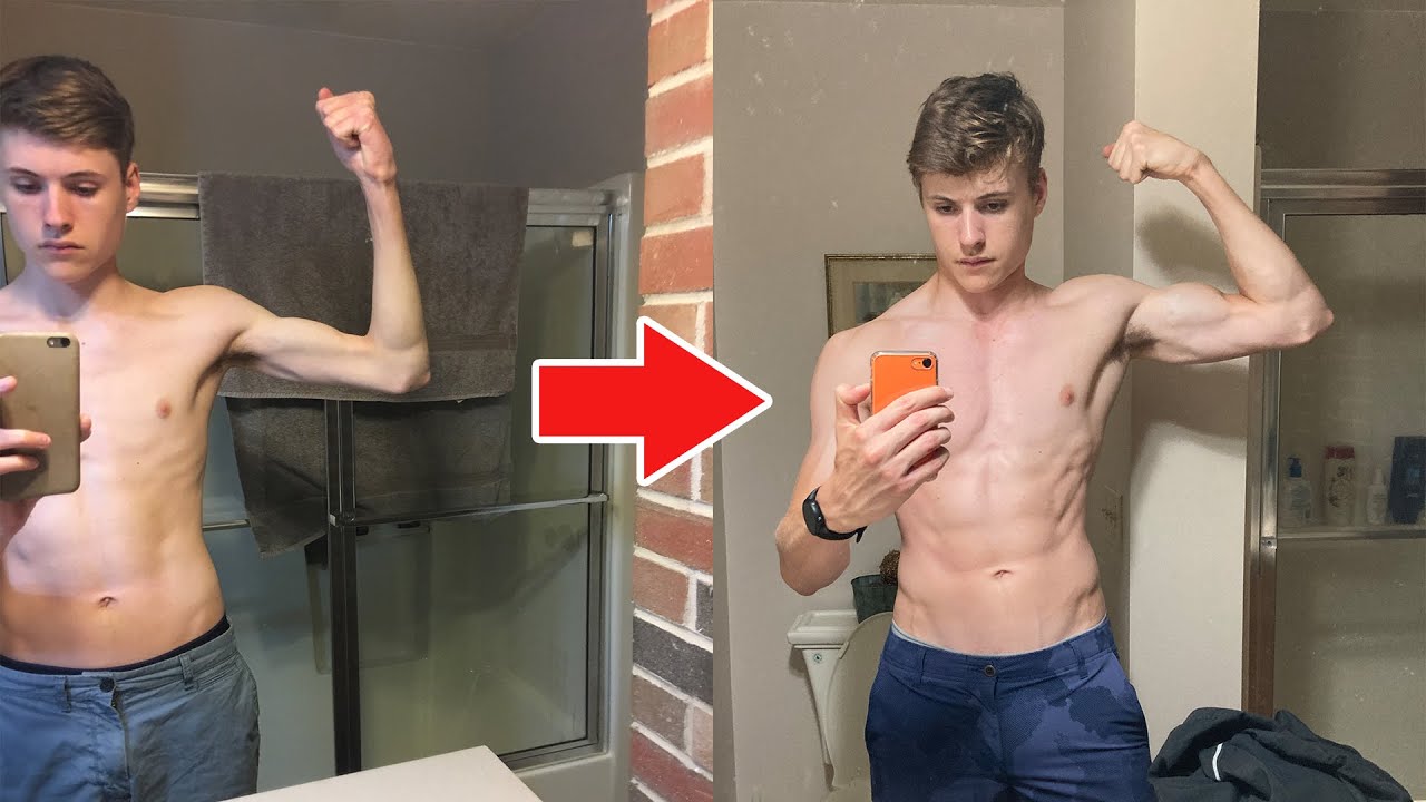 2 Year Body Transformation From Skinny To Muscular (130lb to 175lb)