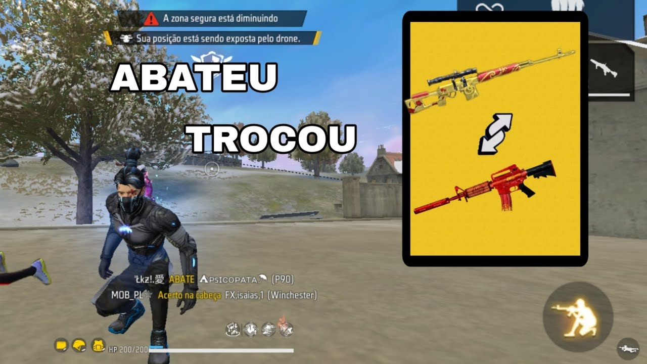 A CADA OPONENTE QUE EU ABATER EU TROCO DE LOOT COM ELE!!