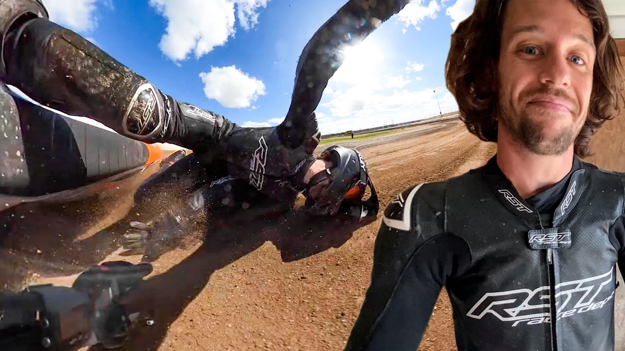 VLOG - Mes débuts (et ma fin) en Flat-Track