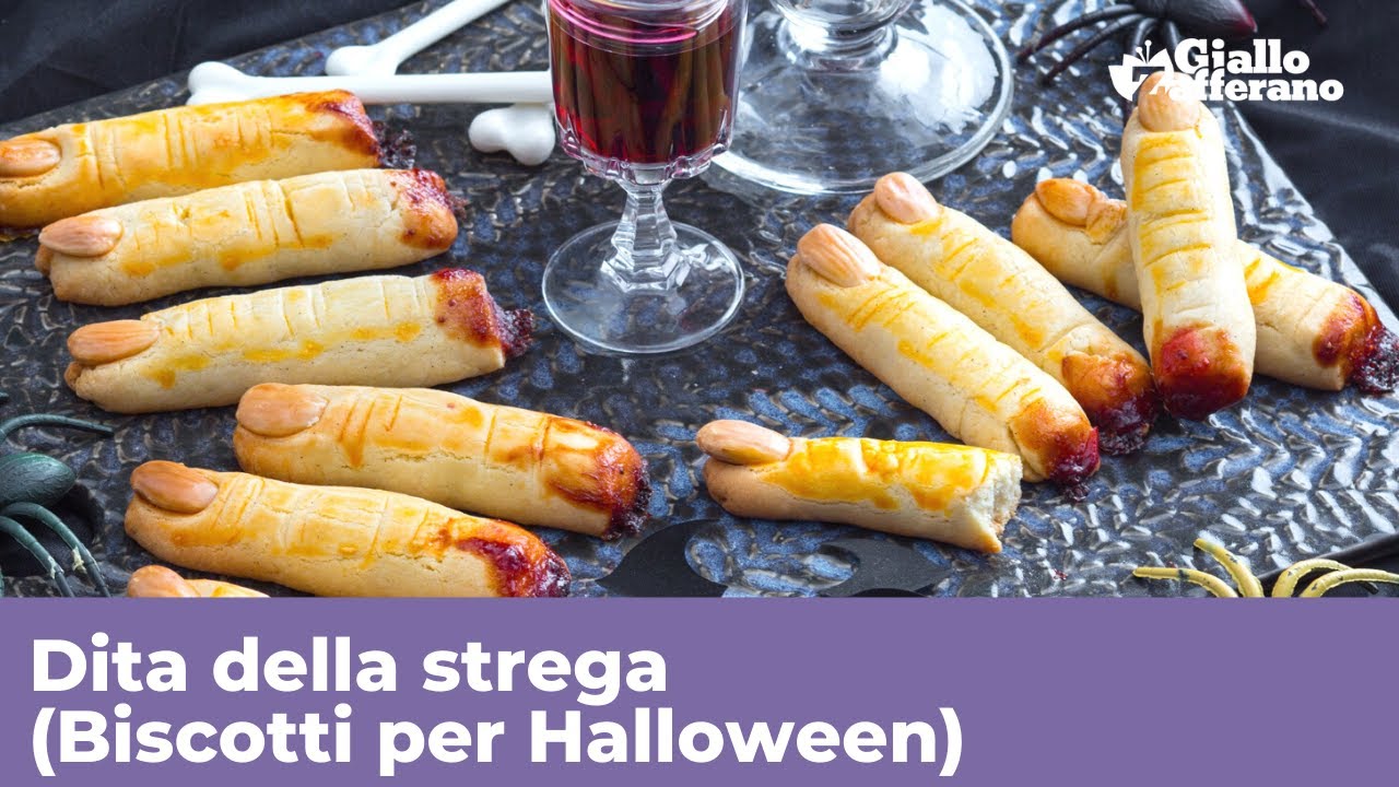 DITA DELLA STREGA - BISCOTTI di HALLOWEEN facili e veloci!