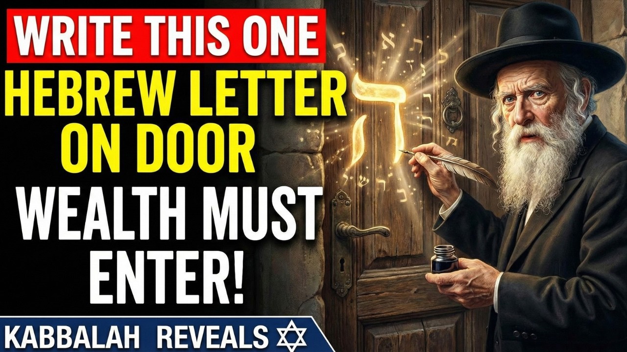 🔥The ONE Hebrew Letter You Must Write on Your Front Door — Wealth Has No Choice But to Enter