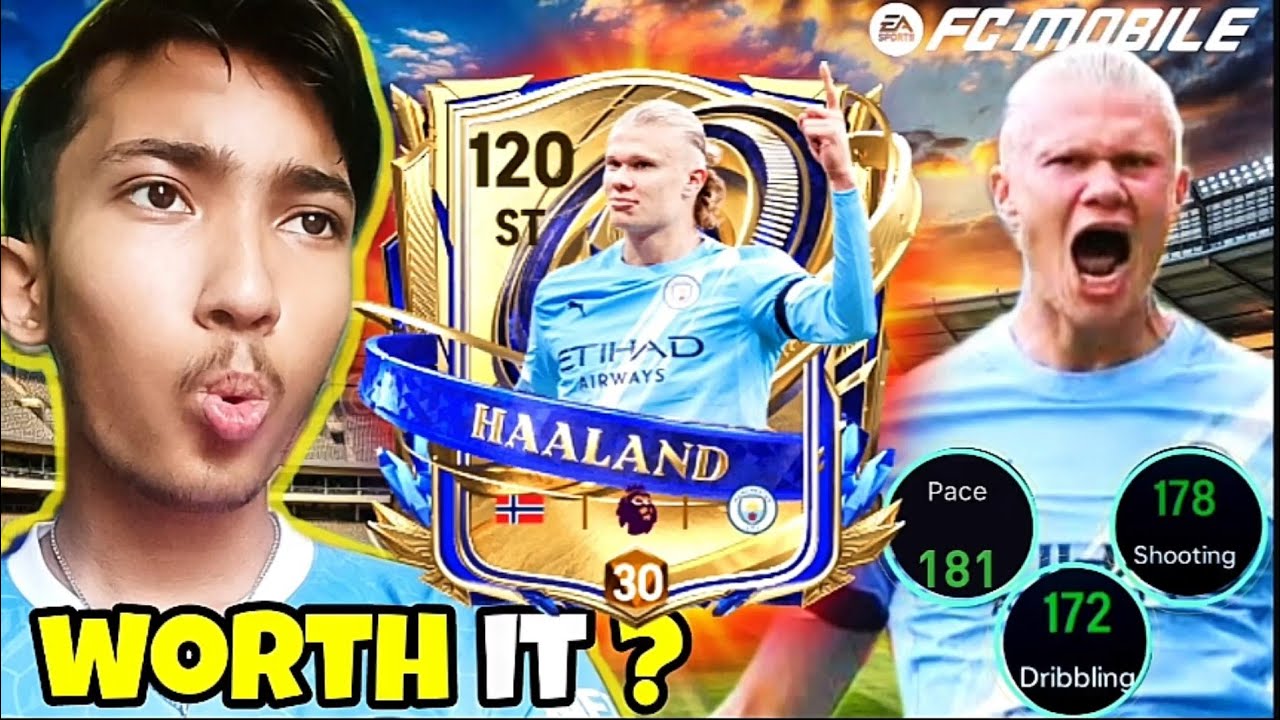 UTOTY ST 115 HAALAND REVIEW - WORTH IT OR TRASH CARD??‼️#fcmobile 