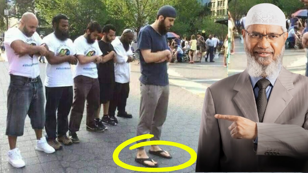 Is it Allowed to pray Salah wearing footwear? | Dr Zakir Naik