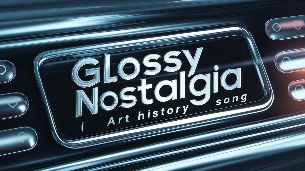 Glossy Nostalgia - Art History Song About Frutiger Aero