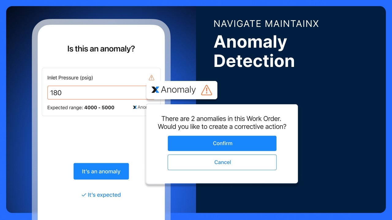Navigate MaintainX | Anomaly Detection