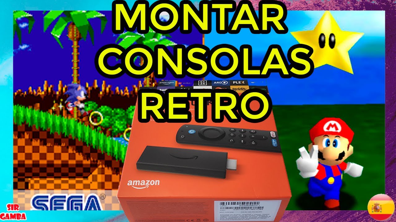🎮 FIRE TV consola de €MULACION RETRO con DIG y Retr0arch