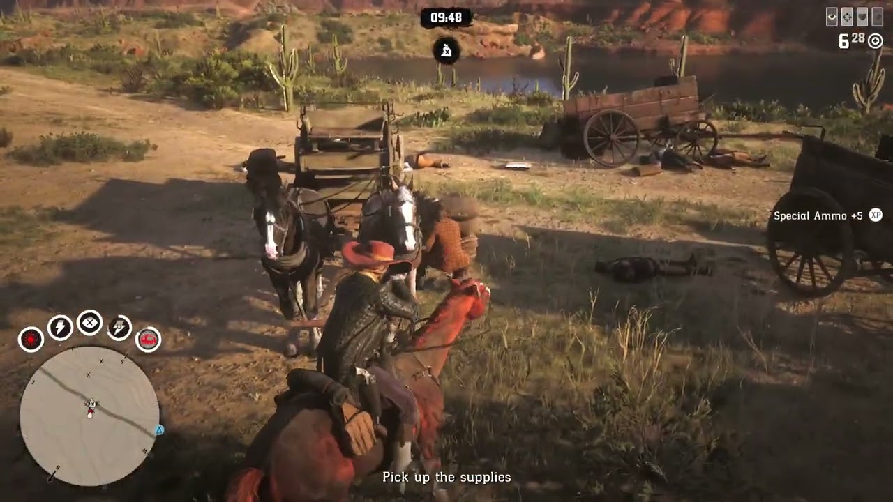 Red Dead Online Resupply Completed with 5 mins left