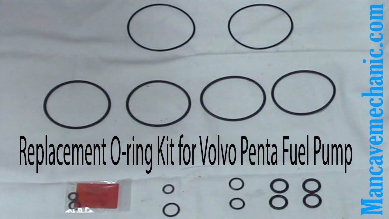 O-ring Kit to Fix a Volvo Penta Fuel Pump (with explanation)