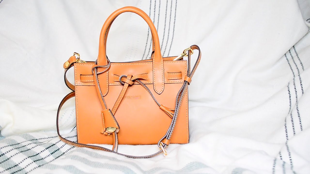 Dooney and Bourke Mini Tassel Alto Crossbody Leather (Natural Color)