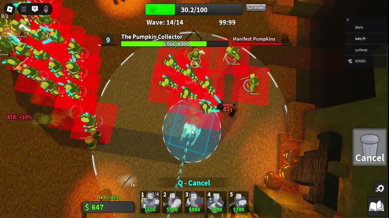 Critical Tower Defense 2 - Pumpkin Collector 2025 Title Obtainment Footage