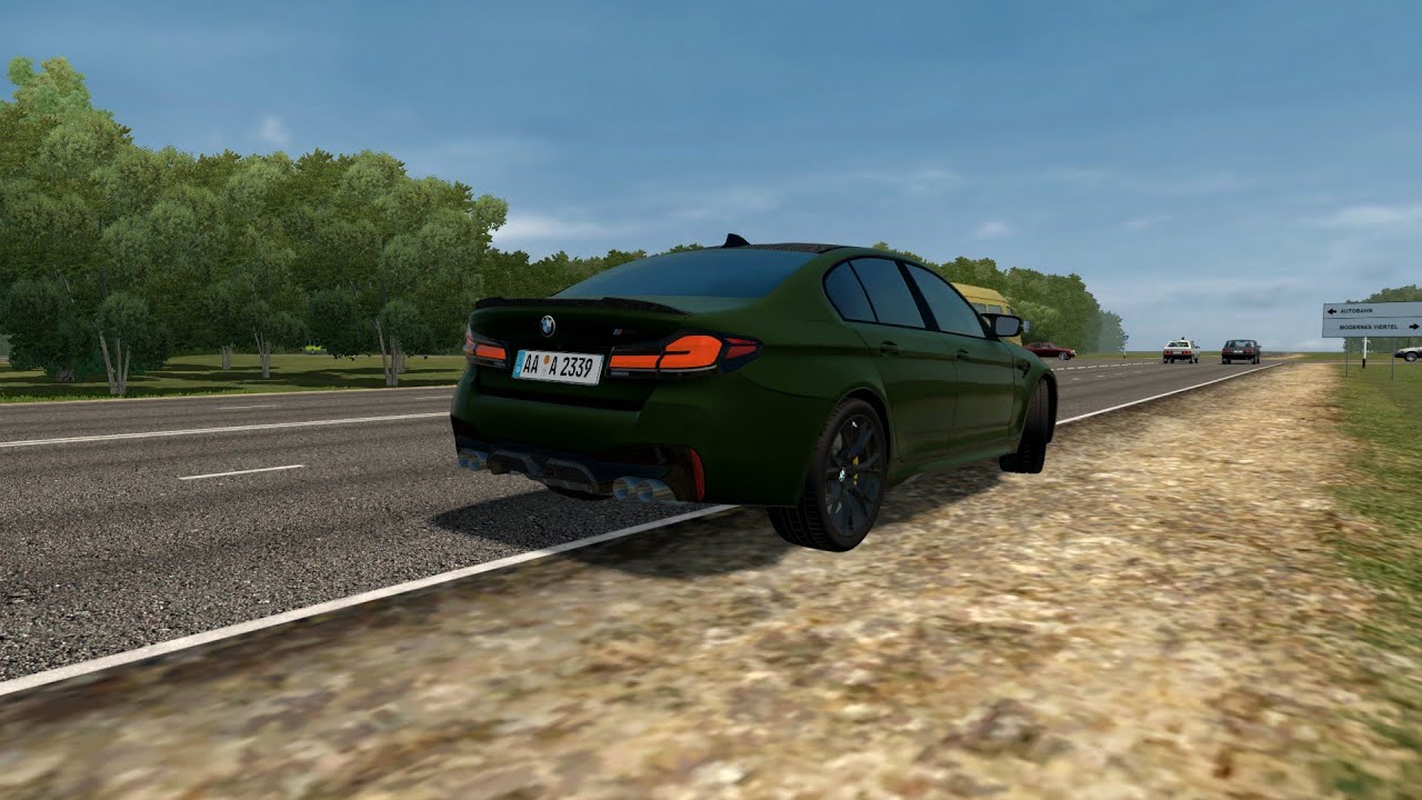 2021 BMW M5 CS F90 LCI - 2021 -  CITY CAR DRIVING