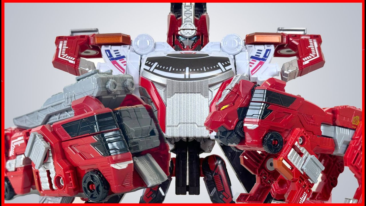 [폭상전대 분붐쟈] DX 분붐 레오 레스큐, 분붐쟈 로보 119 리뷰 - [Bakuage Sentai Boonboomger] DX Boonboom leo rescue review
