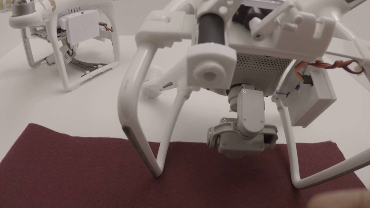 DJI Phantom release mechanism with active laser mount. for drone fishing/search rescue/payload drop