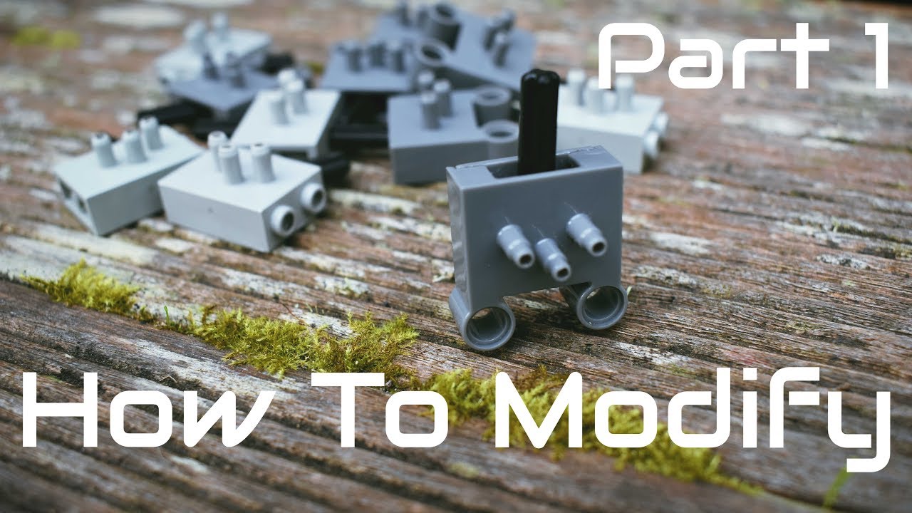 How to Modify a Lego Pneumatic Switch - Part 1 - Less Friction and More Airflow