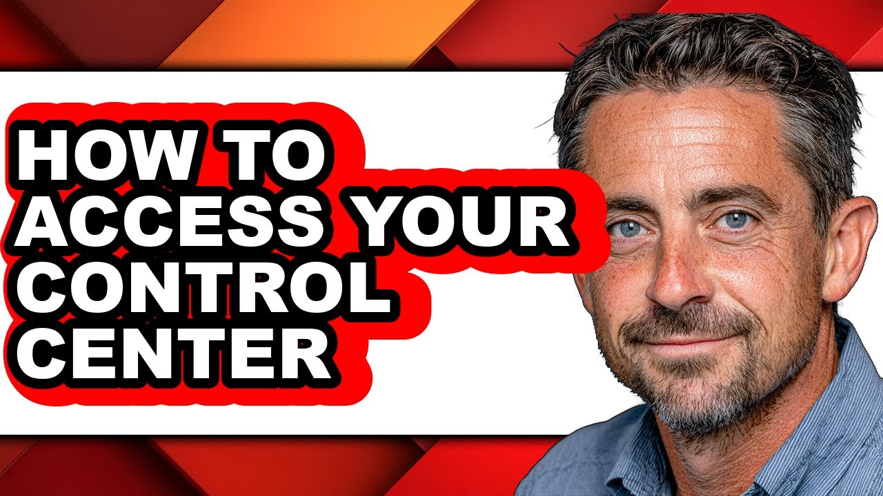 How to Access Your Control Center (only Way)