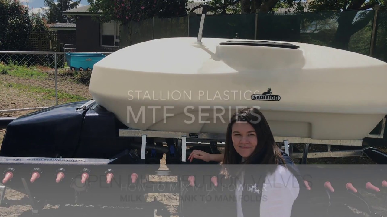 Stallion: How to Mix Milk Powder with the Mixer Tanker Feeder (MTF) For Calf Rearing
