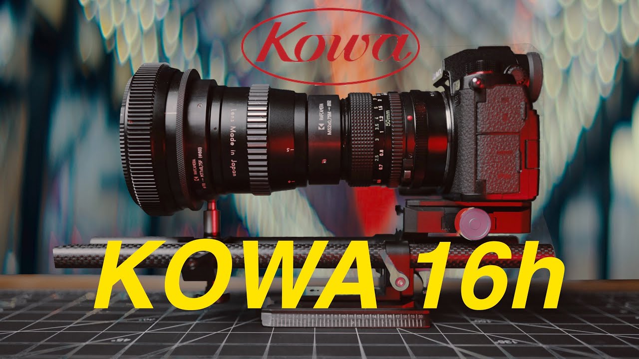 Kowa 16-H, 如何组装和使用廉价2X变形宽银幕镜头