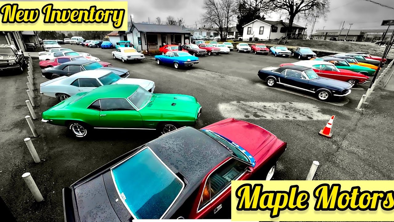 Classic Cars For Sale Maple Motors Inventory Update 2/12/24 American Muscle Hot Rods Rides USA Deals