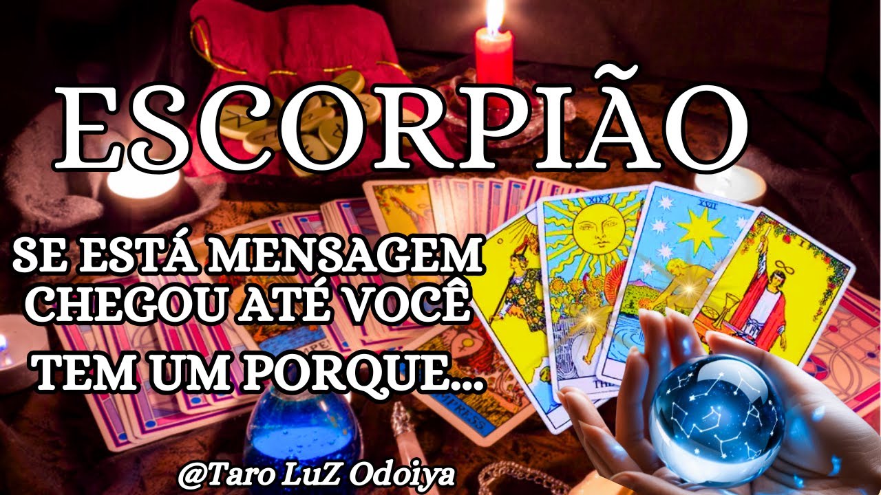 ESCORPIÃO♏MEU DEUS! ESTA NOTÍCIA VAI TE LEVAR ÀS ALTURAS E MUDAR COMPLETAMENTE SEU FUTURO.