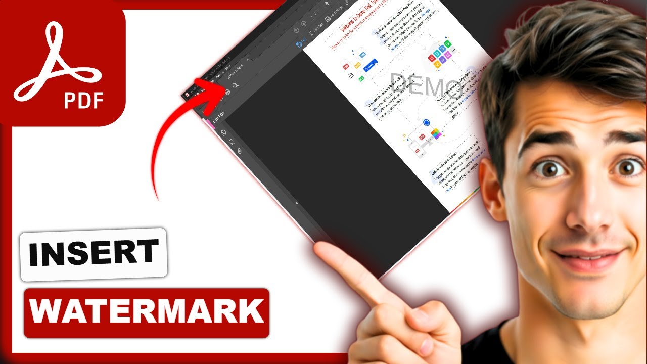 Как вставлять водяные знаки в PDF-файлы с помощью Adobe Acrobat (самый простой способ) (руководст...