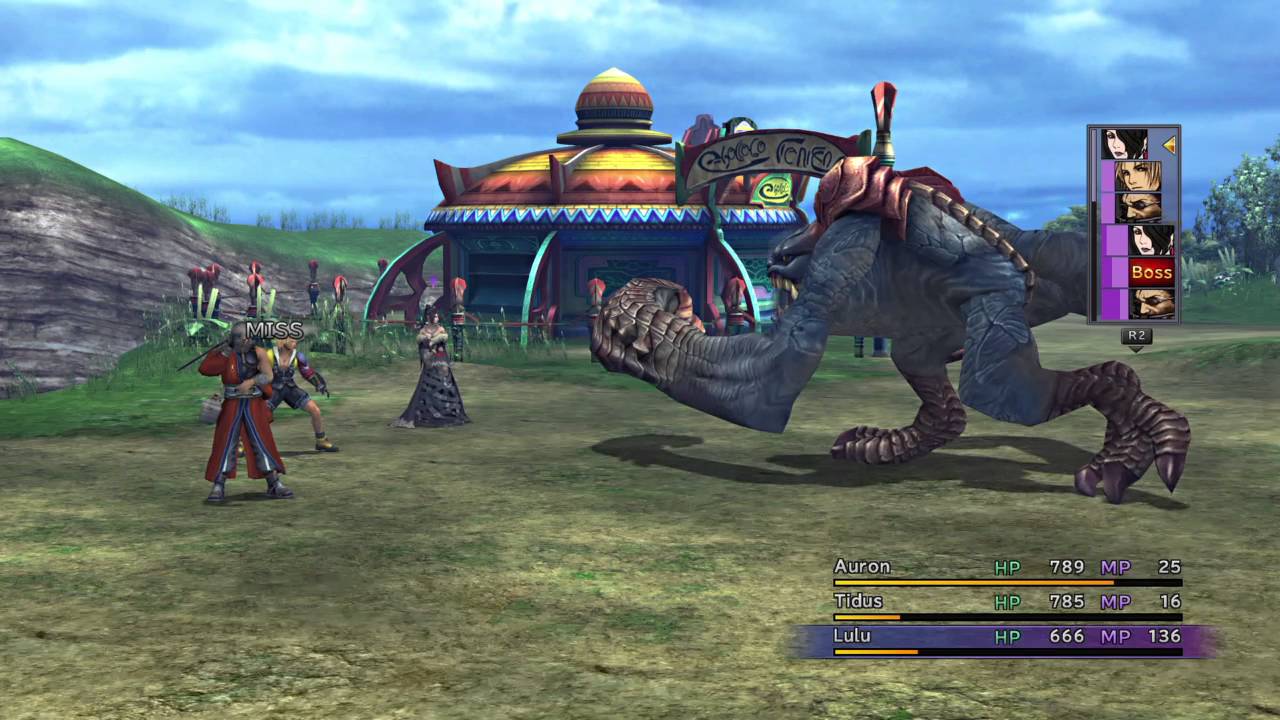 FINAL FANTASY X How To Push Chocobo Eater Off The Cliff